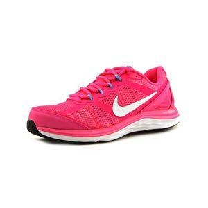 Nike Dual Fusion Run Pink Athletic Shoes - size 10